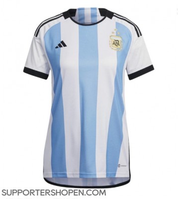 Argentina Hemma Matchtröja Dam VM 2022 Kortärmad